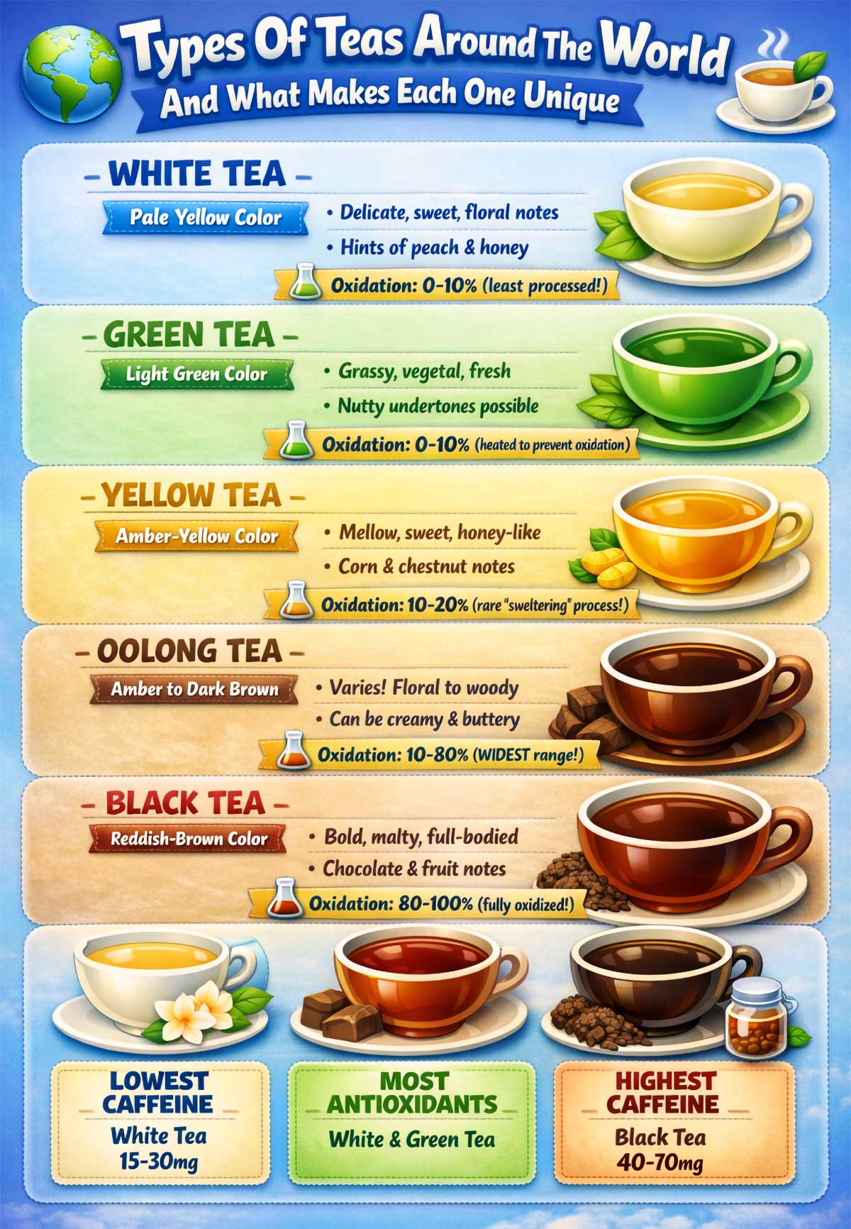 Types Of Teas Around The World And What Makes Each One Unique