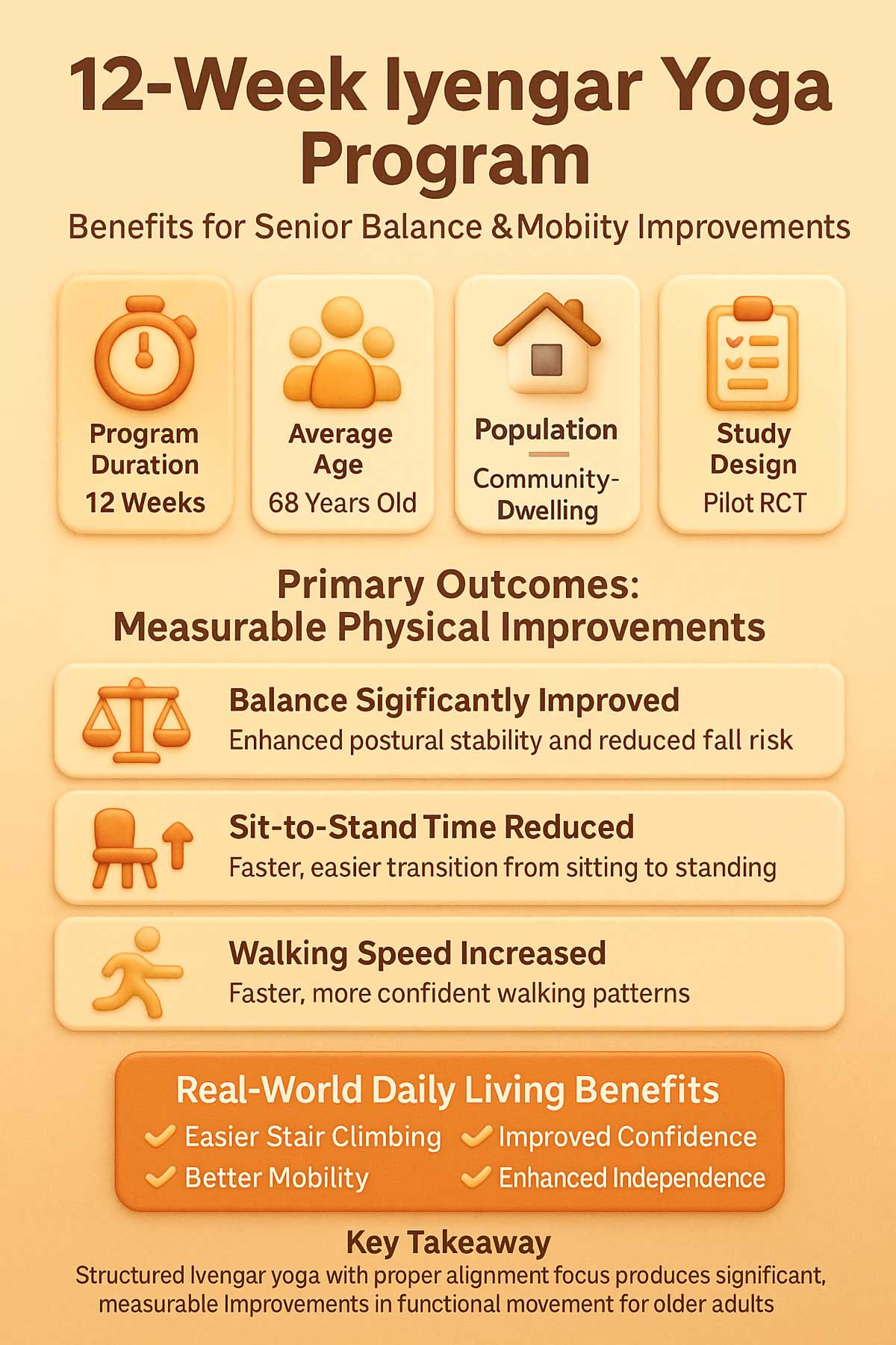 Week Iyengar Yoga Program