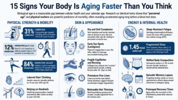 Signs Your Body Is Aging Faster