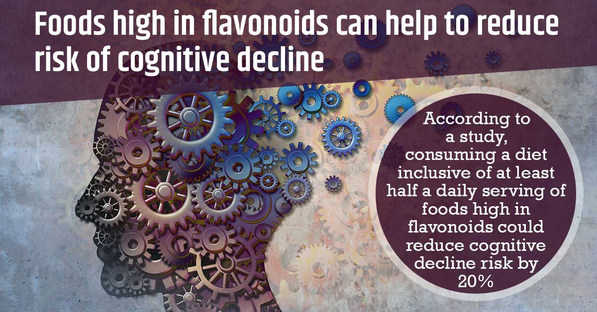 Foods High in Flavonoids Can Help to Reduce Risk of Cognitive Decline