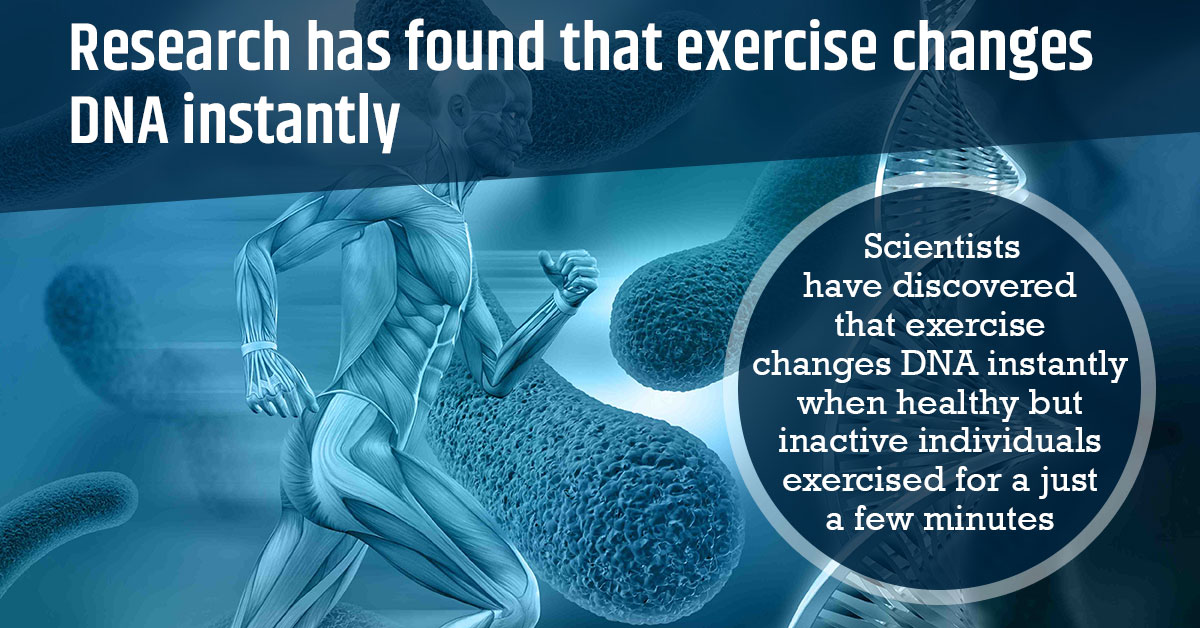 Research Has Found That Exercise Changes DNA Instantly