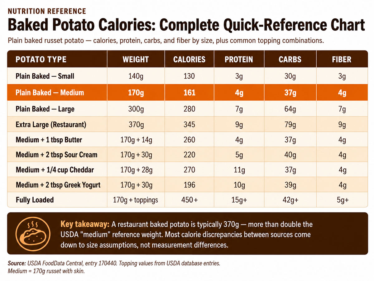 Baked Potato Calories Baked Potato Calories