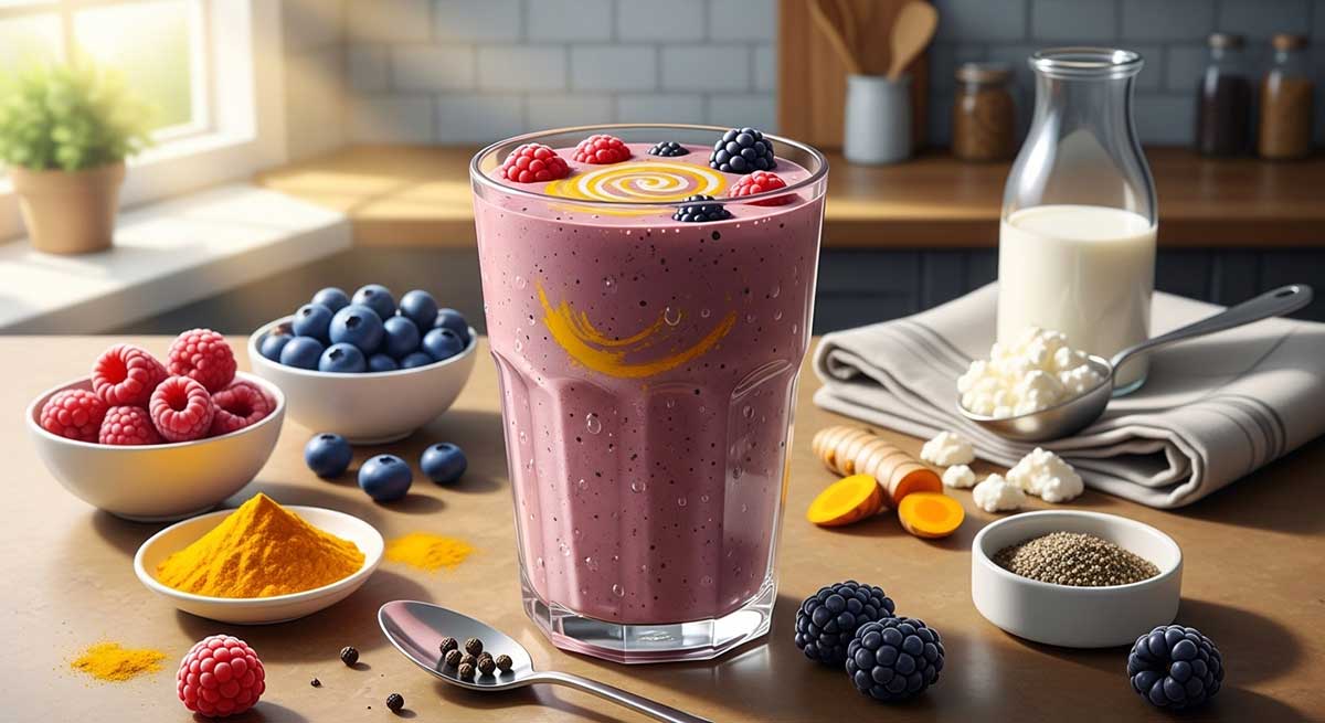 Berry & Turmeric Smoothie Berry & Turmeric Smoothie