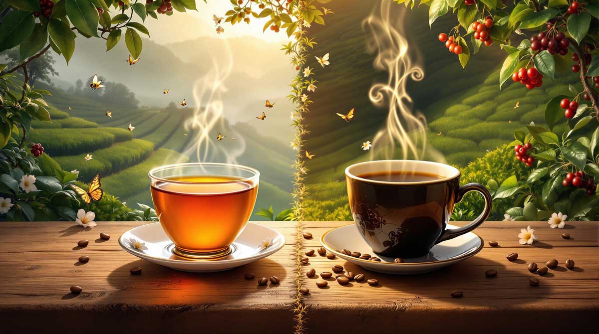 Black Tea vs. Coffee Black Tea vs. Coffee