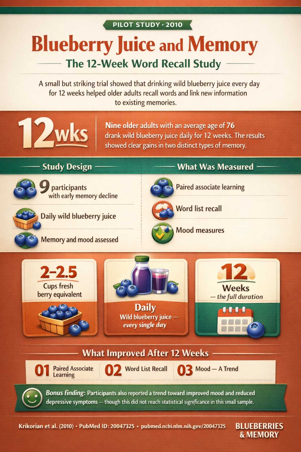 Blueberry Juice and Memory