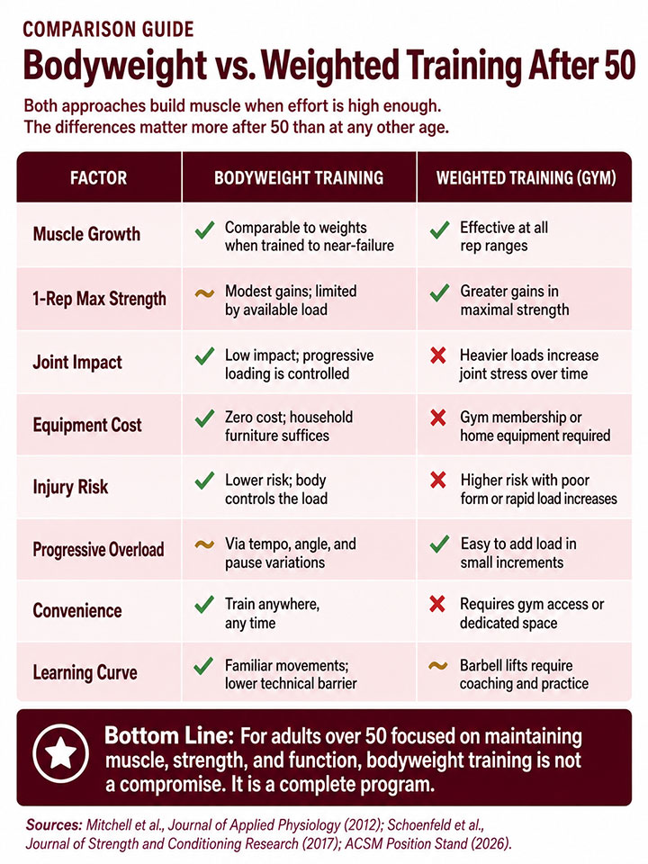 Bodyweight vs. Weighted Training After Bodyweight vs. Weighted Training After