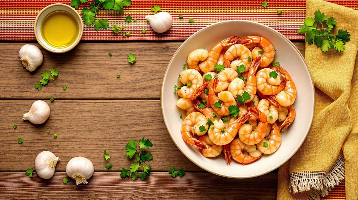 Camarão ao Alho e Óleo (Garlic and Oil Shrimp)