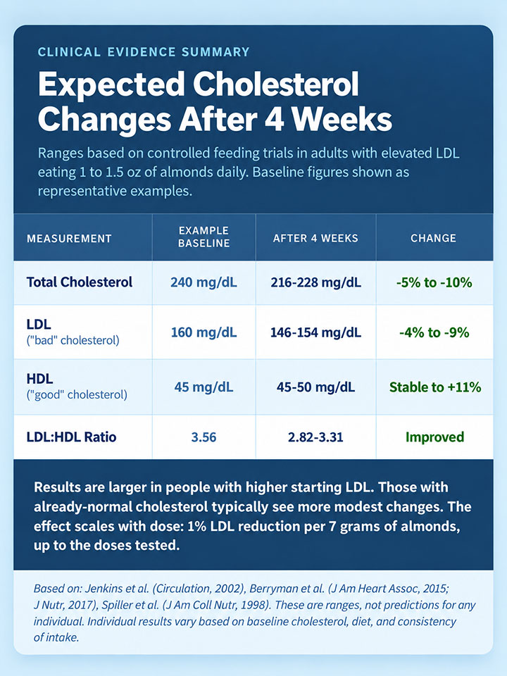 Cholesterol Changes After Four Weeks Cholesterol Changes After Four Weeks