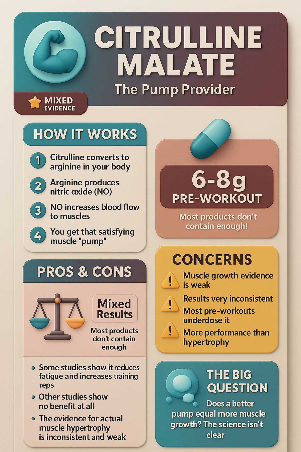 Citrulline Malate Infographic Citrulline Malate Infographic