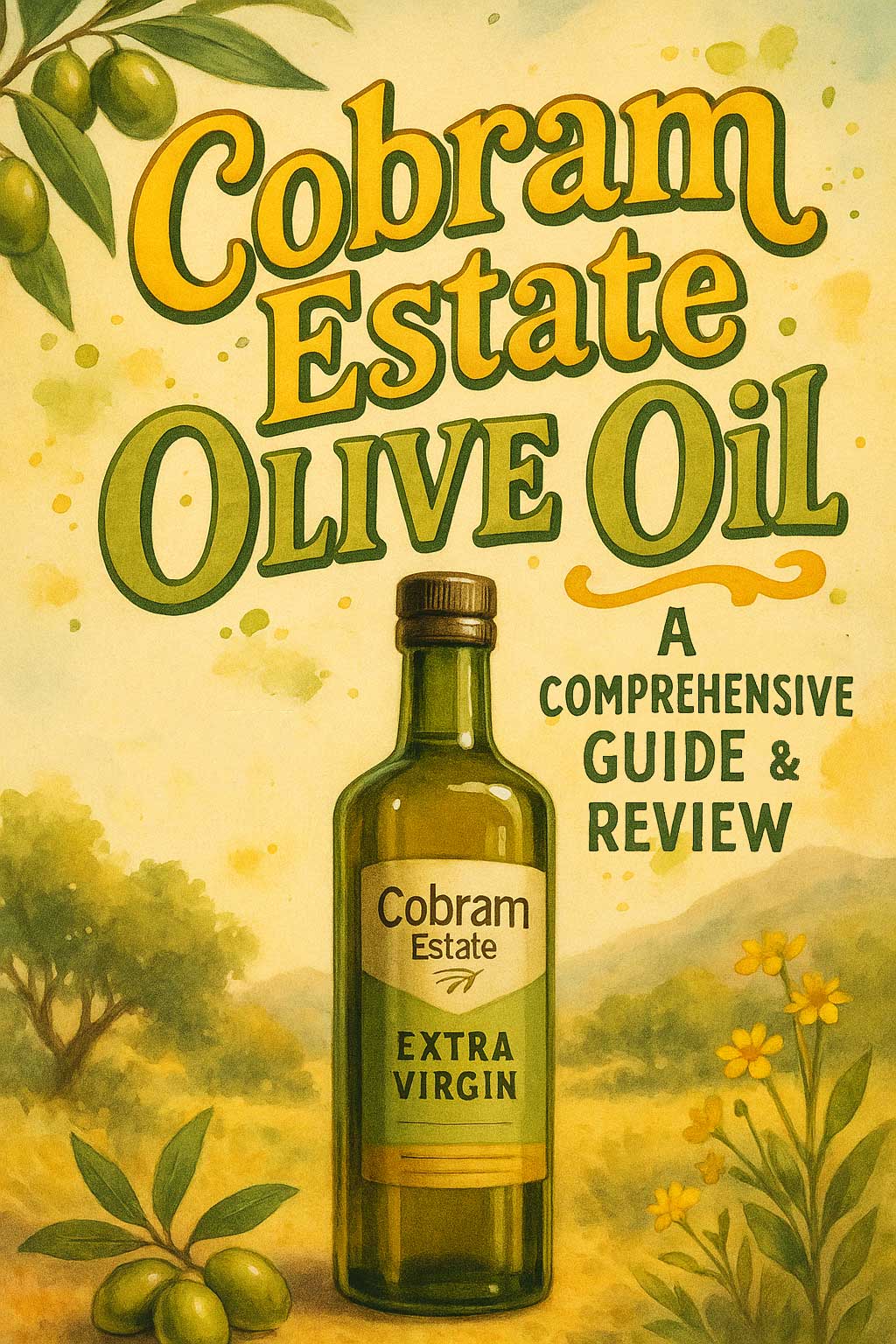 Cobram Estate Olive Oil A Comprehensive Guide & Review