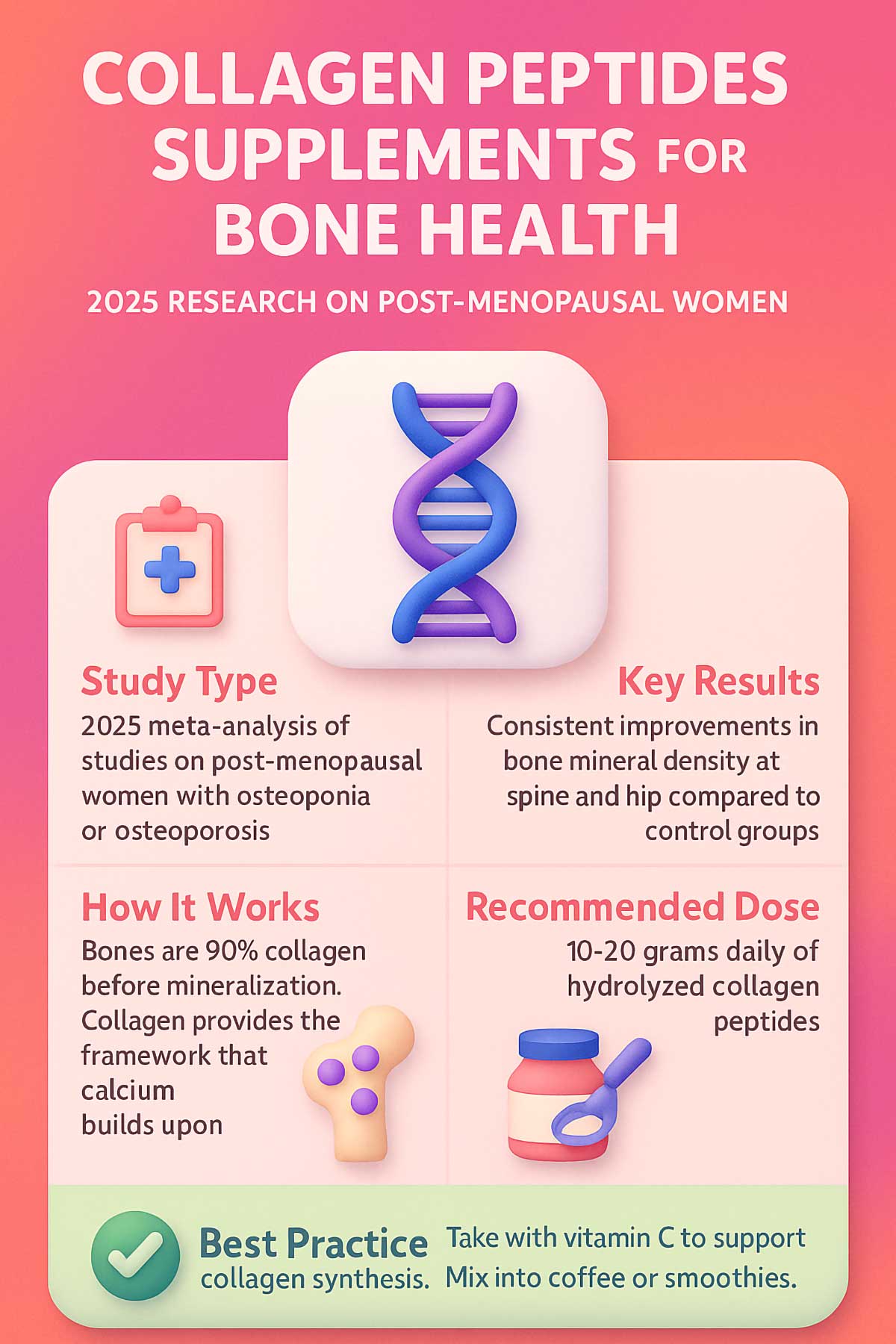 Collagen Peptides for Bone Health