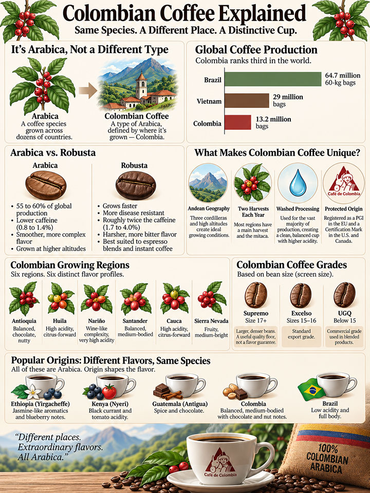 Colombian Coffee Explained From Bean to Cup Colombian Coffee Explained From Bean to Cup