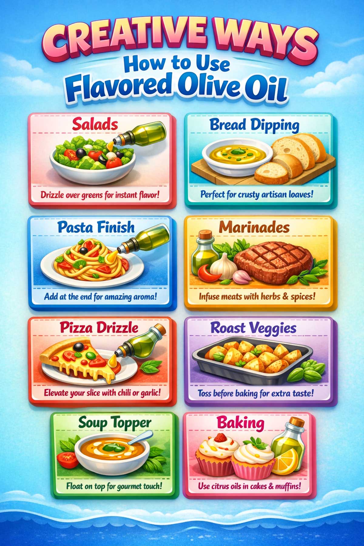 Creative Ways to Use Flavored Olive Oil