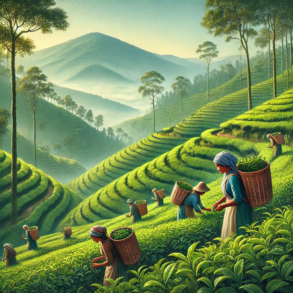 Darjeeling Tea Harvesting