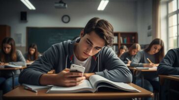 Distracted Teenager