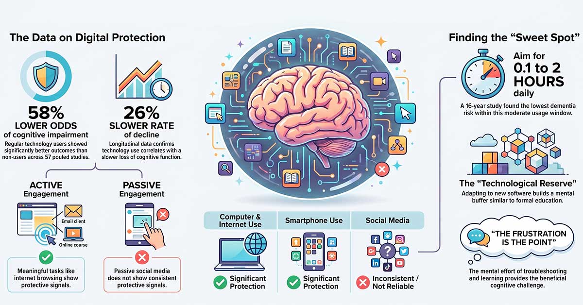 Does Computer Use Protect or Harm the Aging Brain