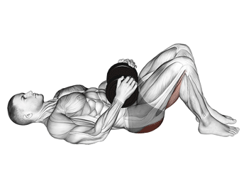 Dumbbell glute bridge