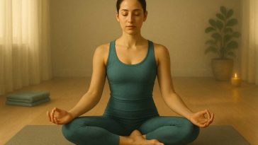 easy seated pose