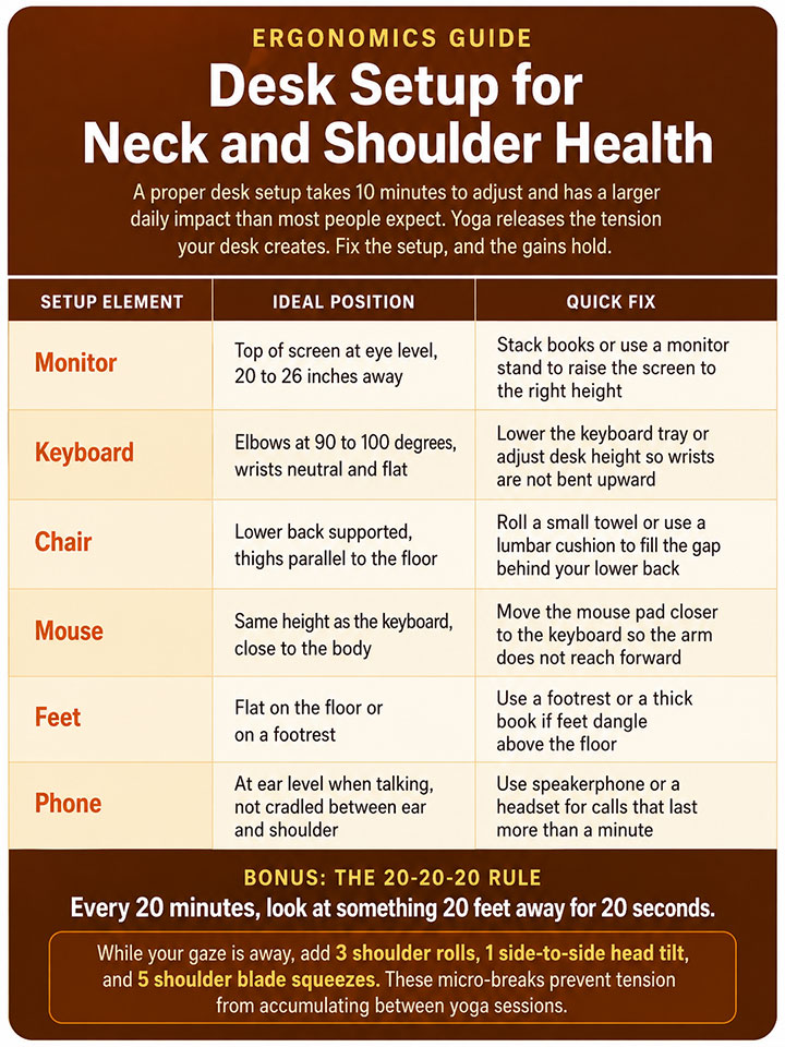 Ergonomics Guide Healthy Desk Setup Ergonomics Guide Healthy Desk Setup