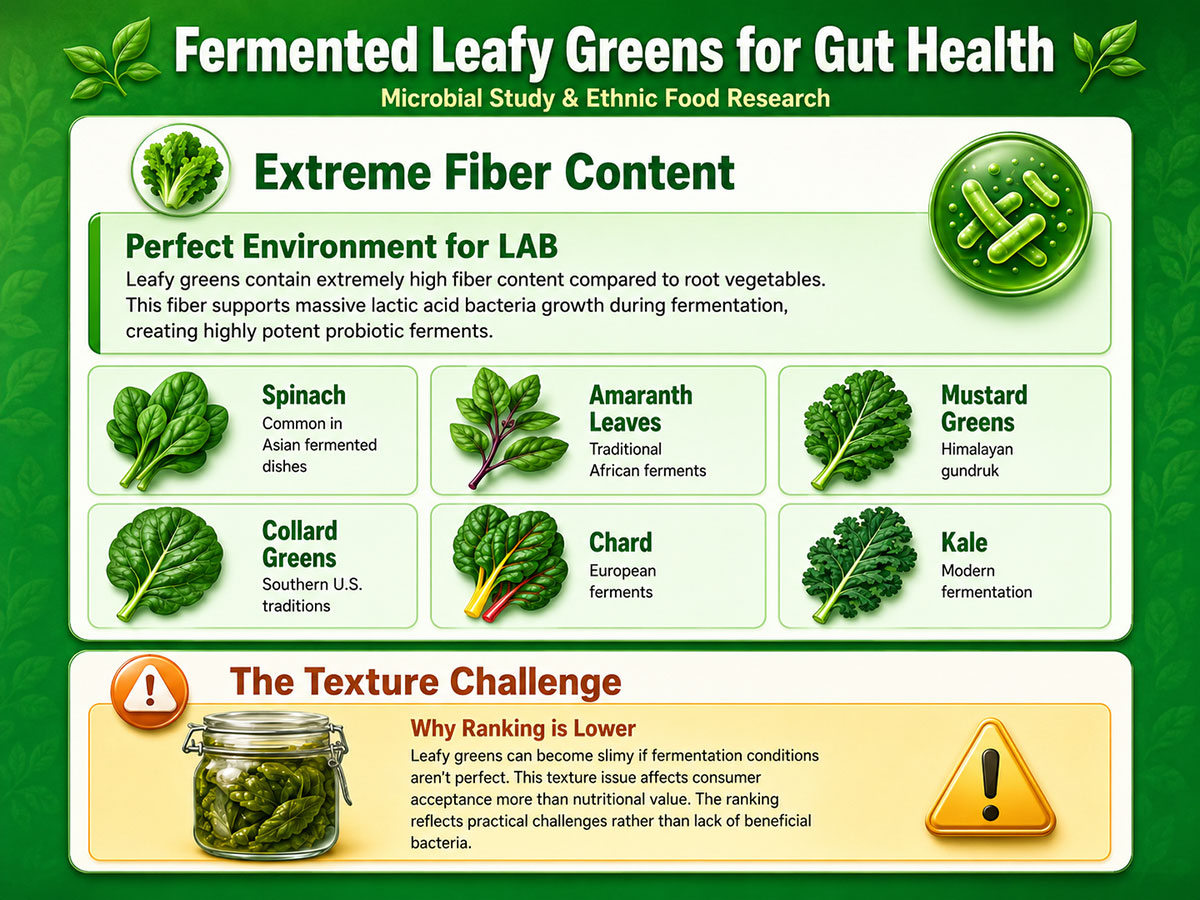 Fermented Leafy Greens for Gut Health Fermented Leafy Greens for Gut Health