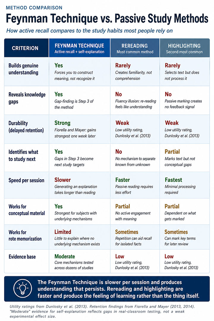 Feynman Technique vs. Passive Study Methods Feynman Technique vs. Passive Study Methods