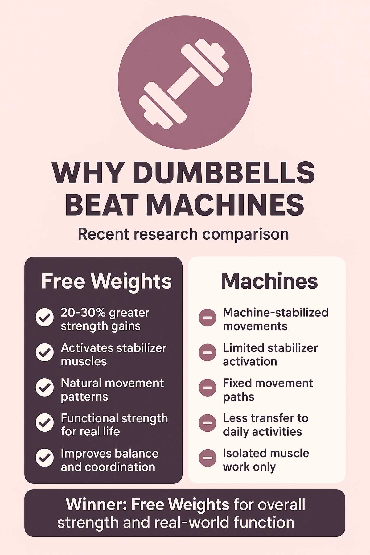 Free Weights vs. Machines