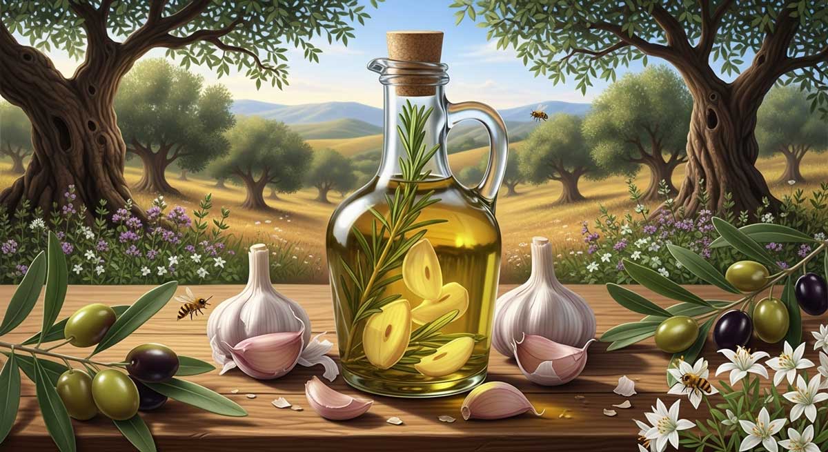 Garlic Infused Olive Oil Garlic Infused Olive Oil