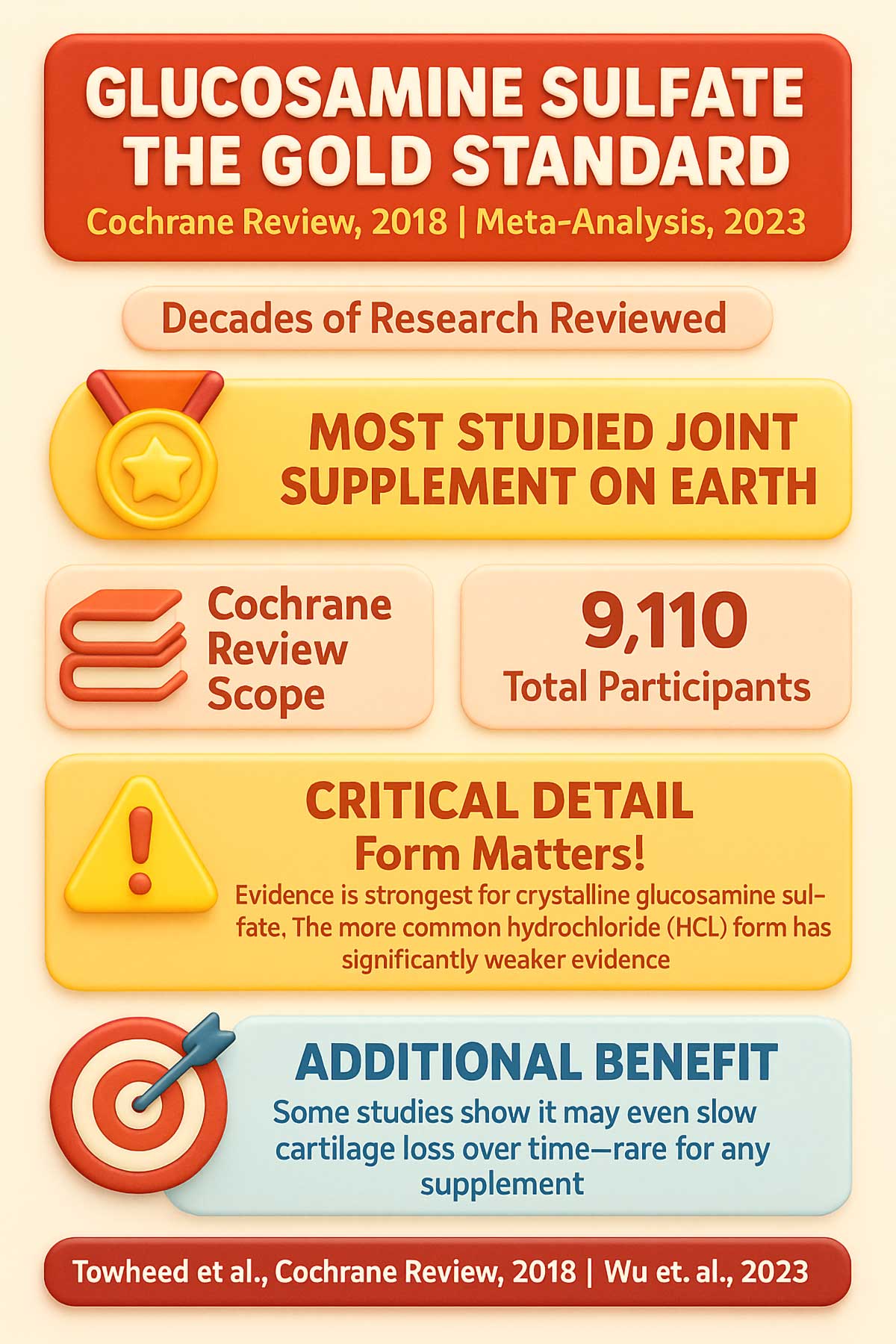 Glucosamine Sulfate The Gold Standard
