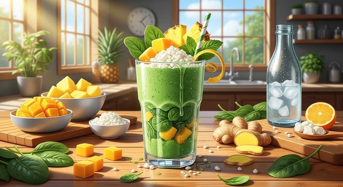 Green Goddess Detox Smoothie Green Goddess Detox Smoothie