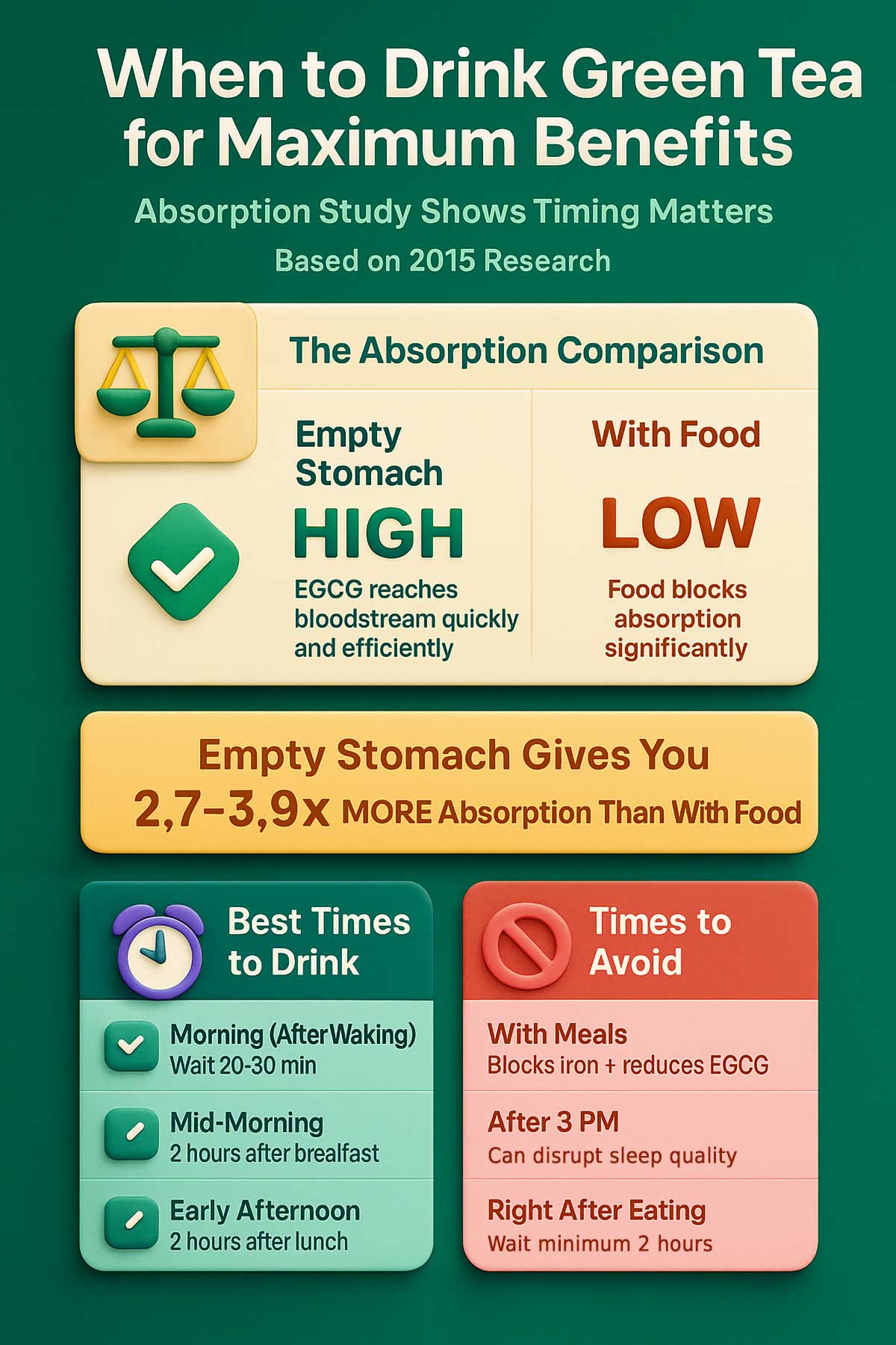 Green Tea Absorption Timing Study Green Tea Absorption Timing Study