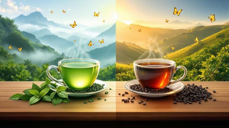 Green Tea vs Black Tea
