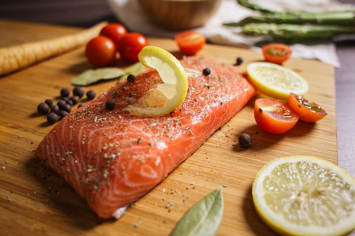 grilled salmon