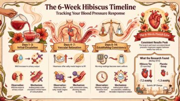 Hibiscus tea and blood pressure timeline