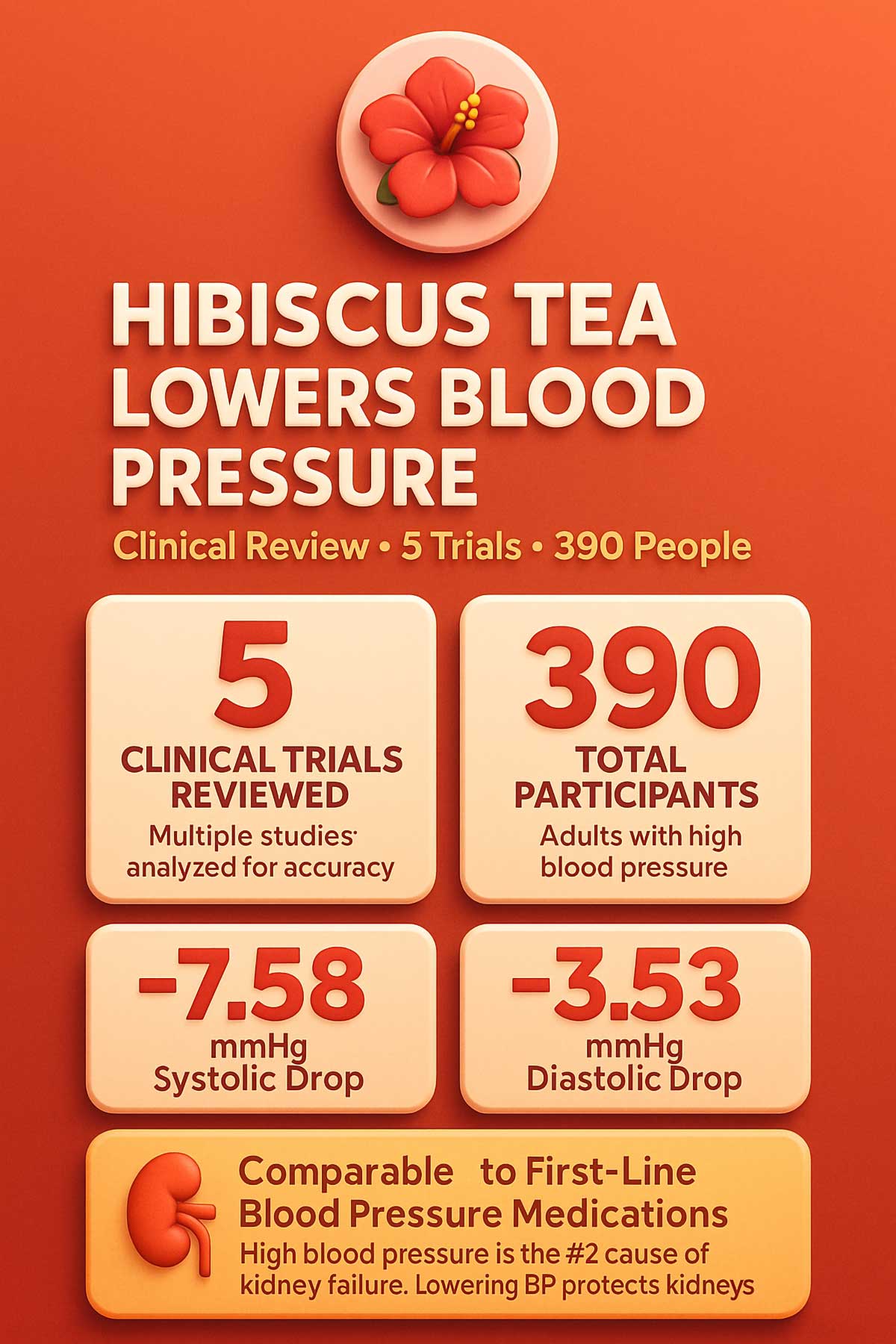Hibiscus Tea for Blood Pressure and Kidney Health Hibiscus Tea for Blood Pressure and Kidney Health