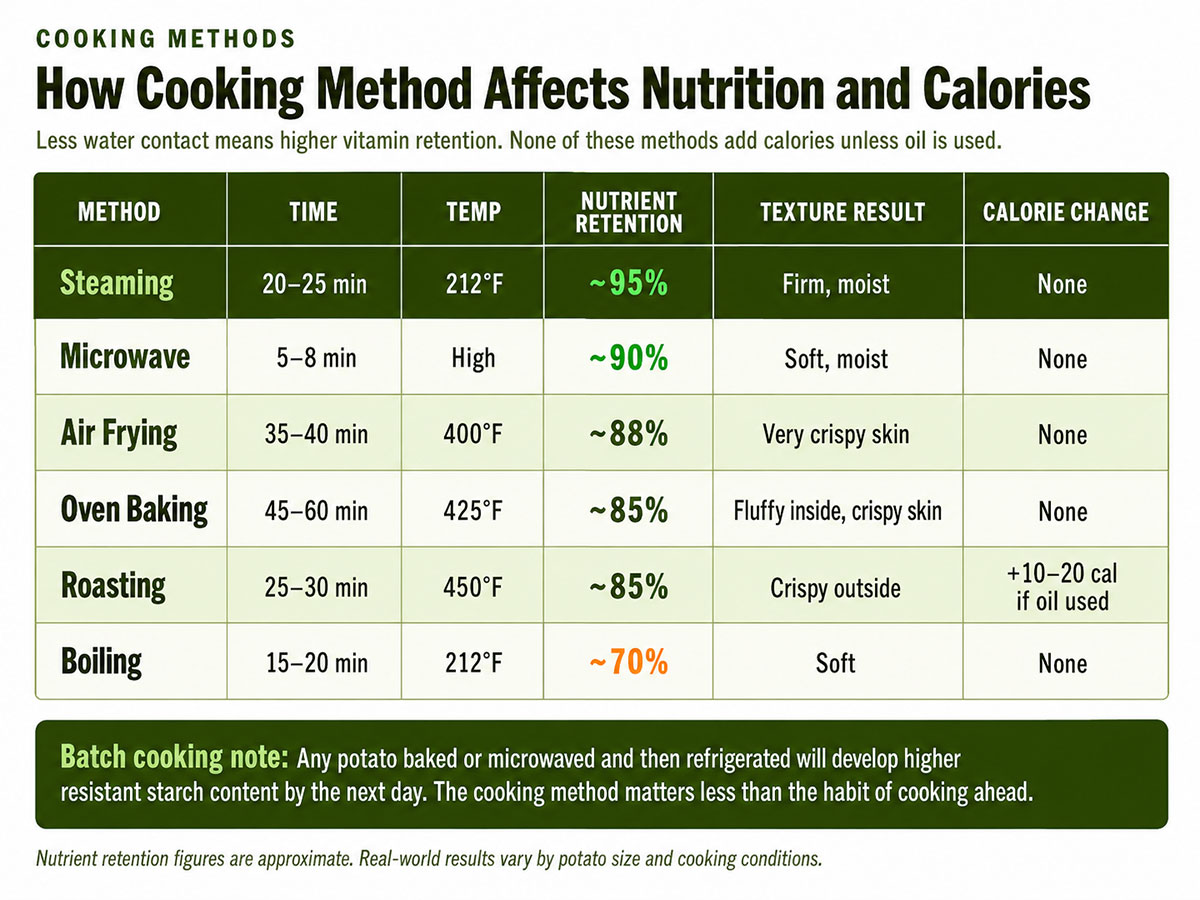 How Cooking Method Affects Nutrition and Calories How Cooking Method Affects Nutrition and Calories