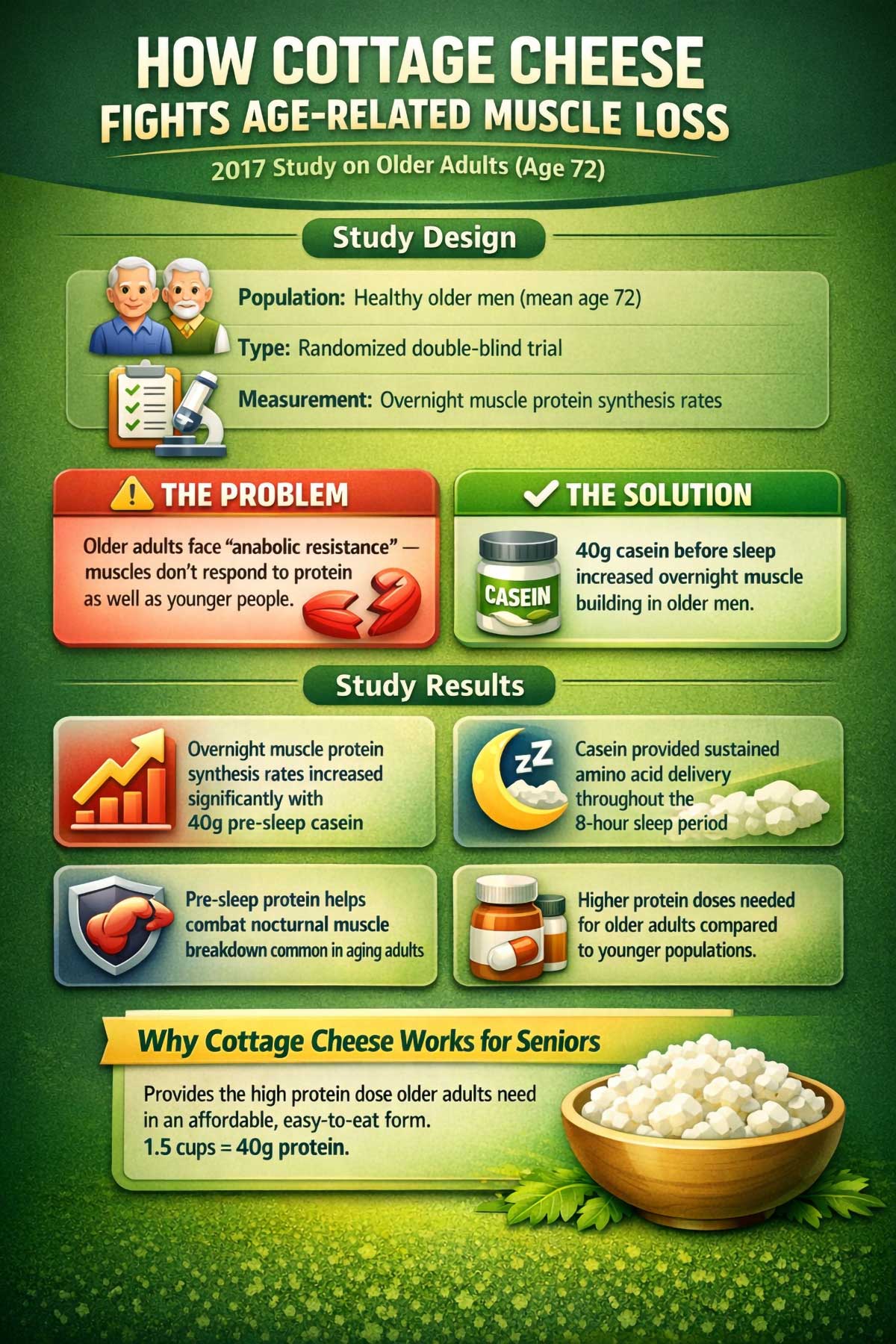 How Cottage Cheese Fights Age Related Muscle Loss