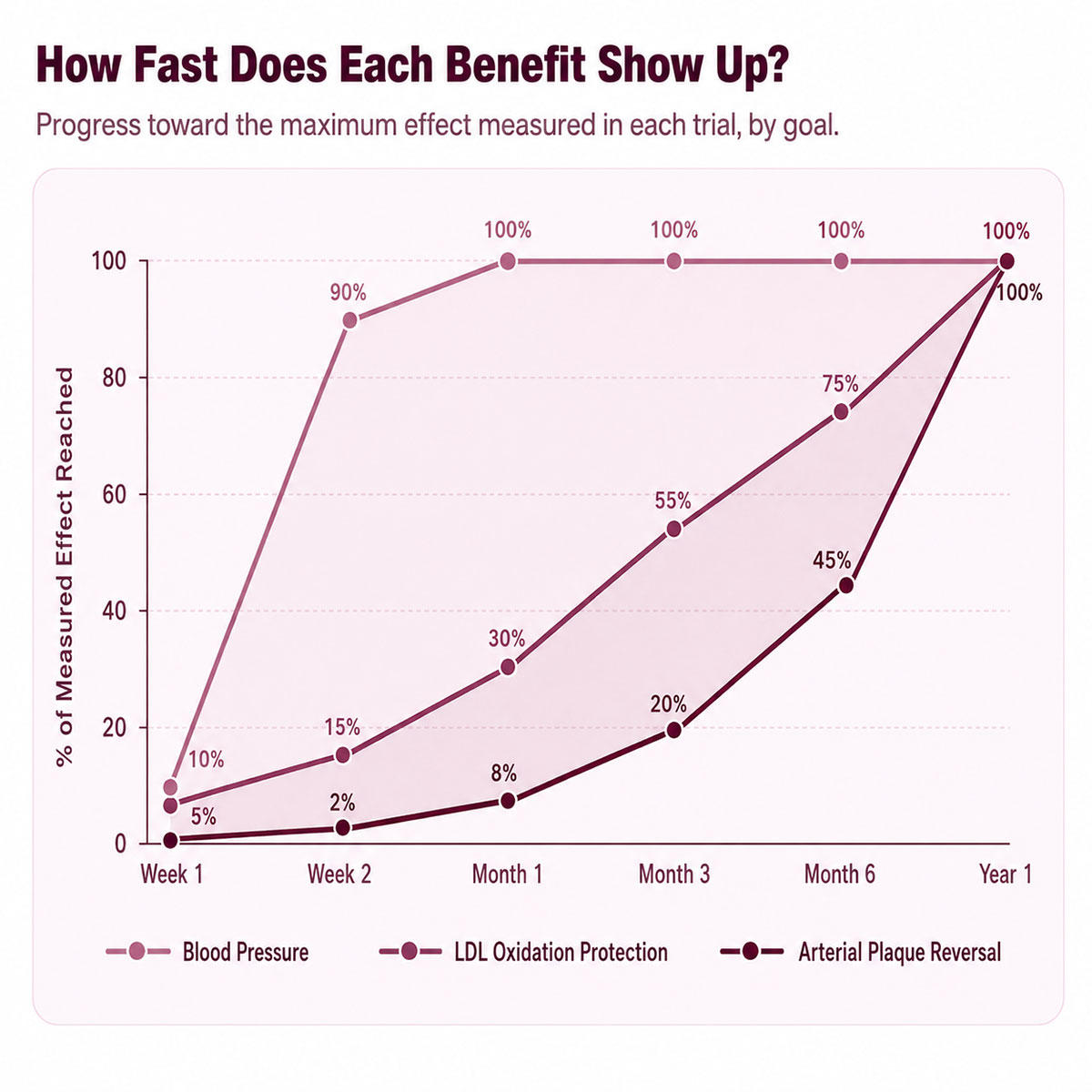 How Fast Does Each Benefit Show Up How Fast Does Each Benefit Show Up