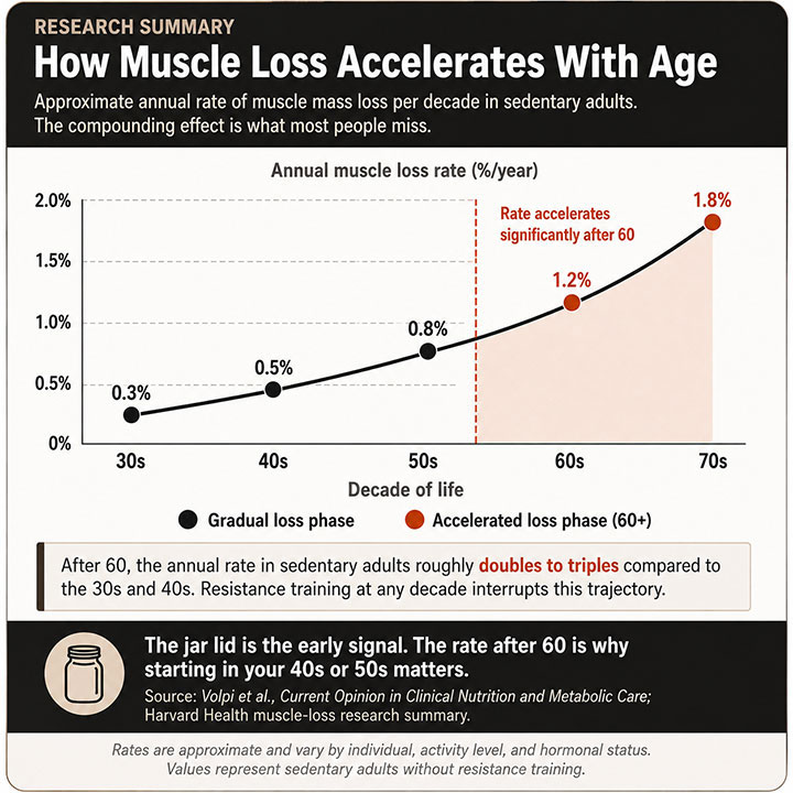 How Muscle Loss Accelerates With Age How Muscle Loss Accelerates With Age