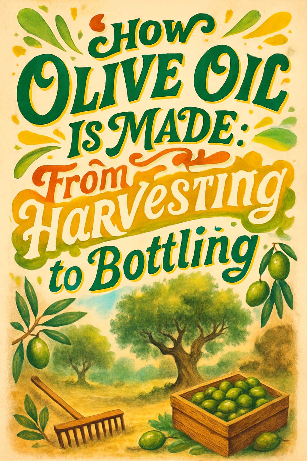 How Olive Oil Is Made From Harvesting to Bottling