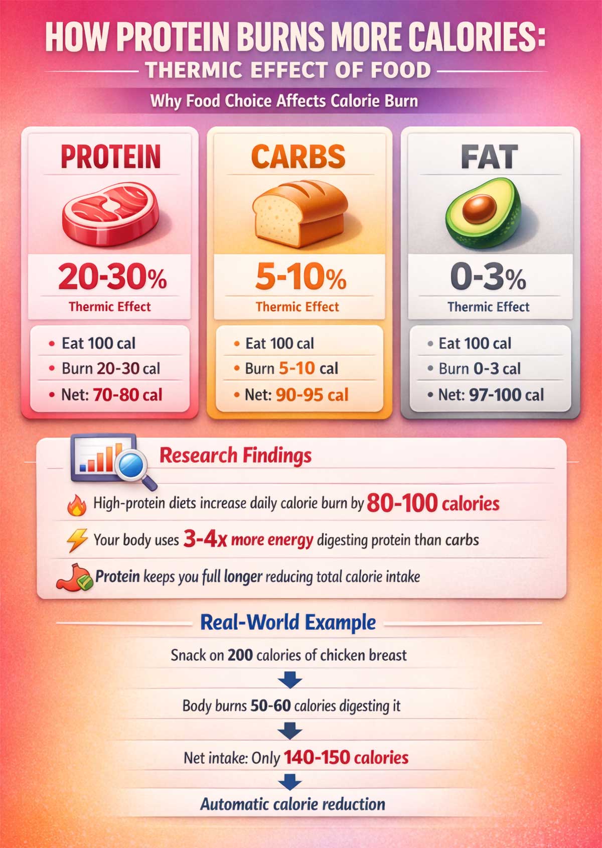 How Protein Burns More Calories Thermic Effect of Food