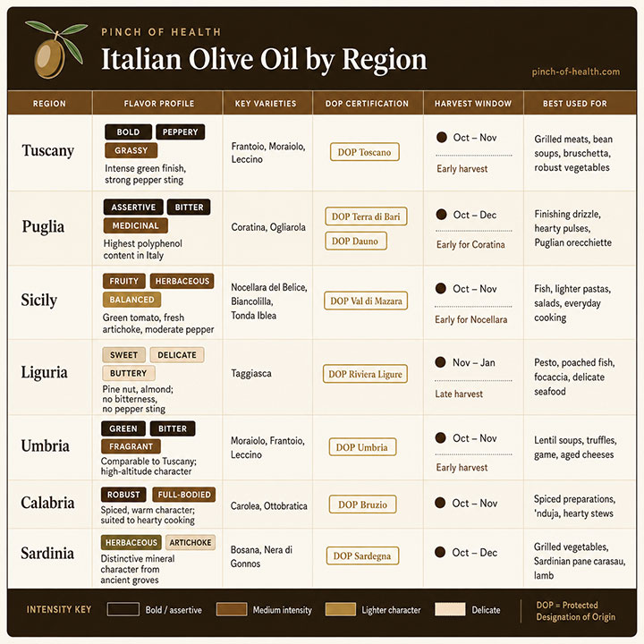 Italian Olive Oil by Region Italian Olive Oil by Region