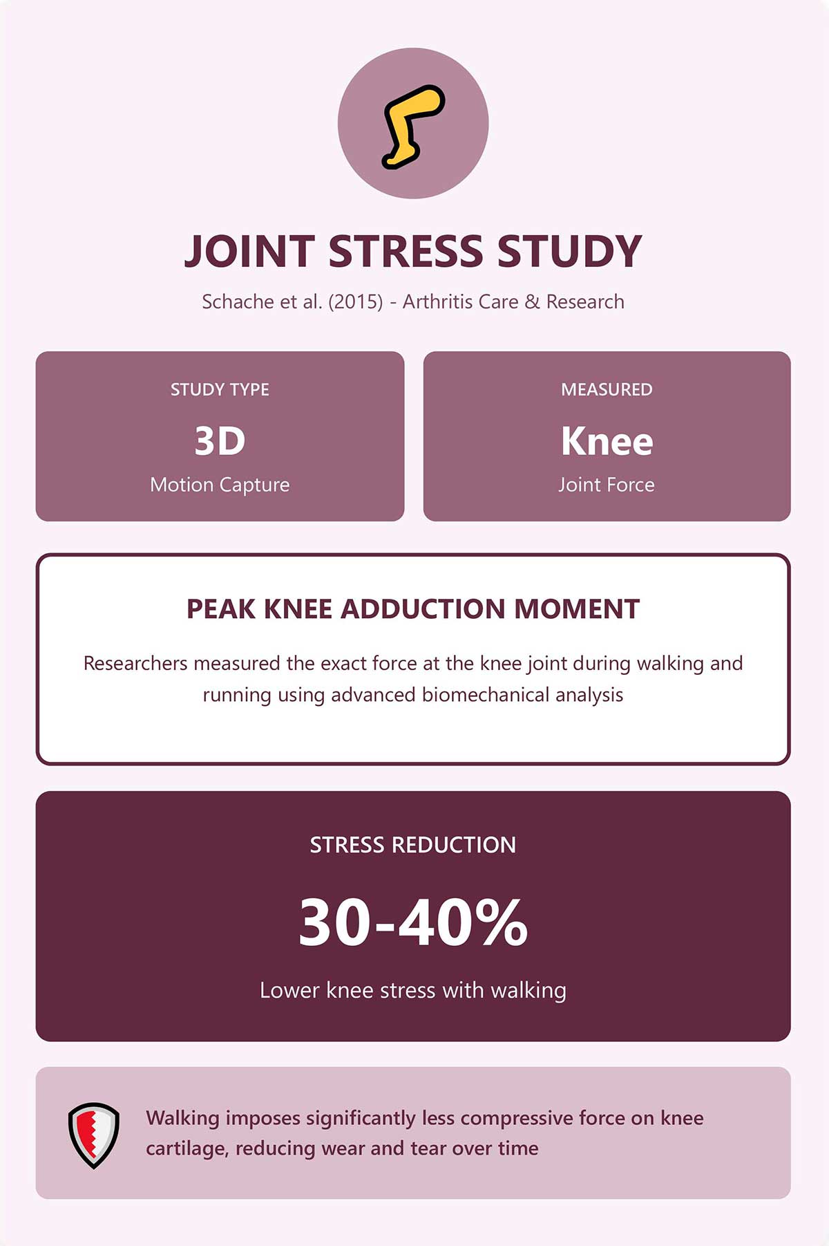 Joint Stress Study Infographic Joint Stress Study Infographic