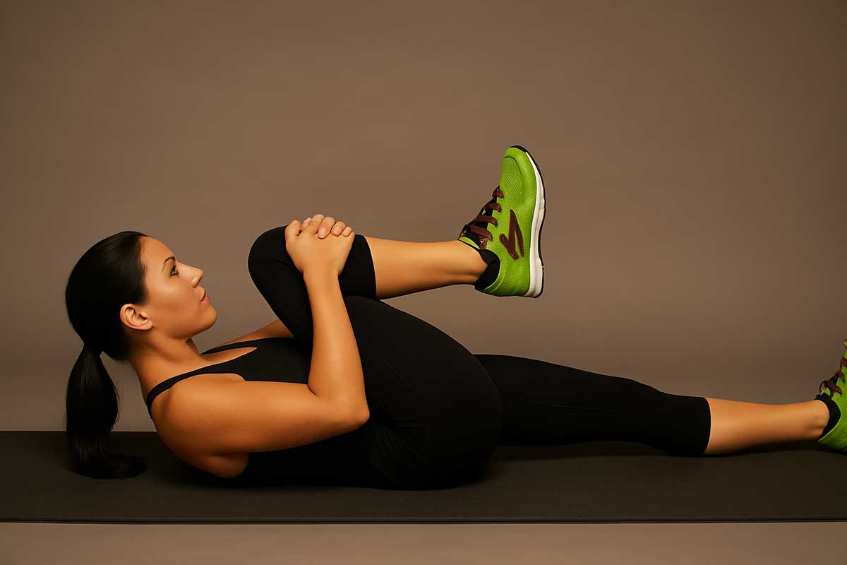 knee to chest stretch