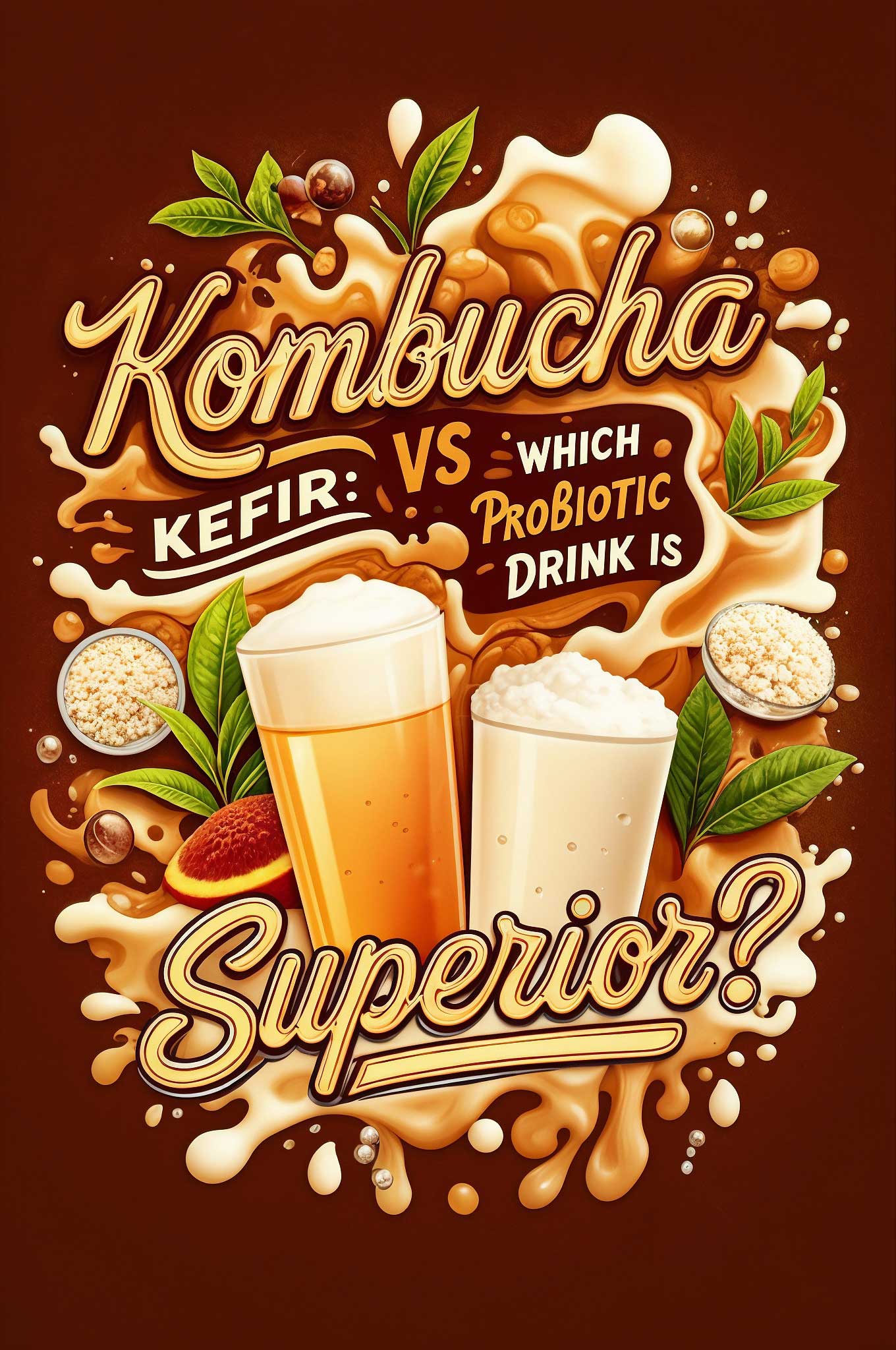 Kombucha vs Kefir Which Probiotic Drink is Superior