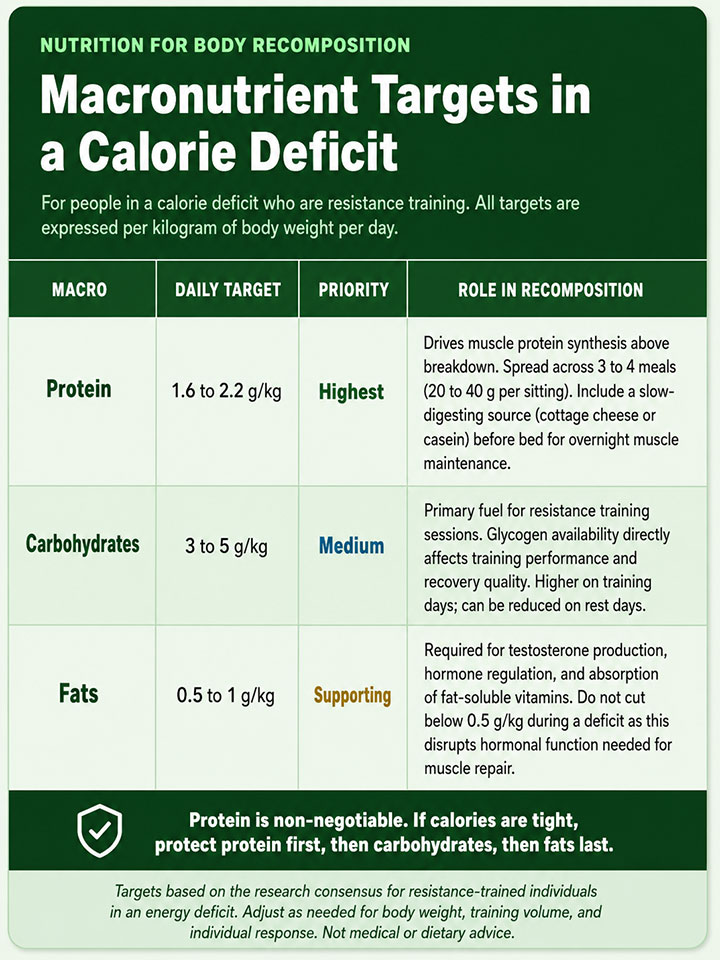 Macronutrient Targets in a Calorie Deficit Macronutrient Targets in a Calorie Deficit