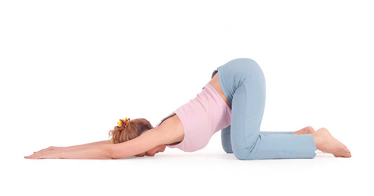 Melting Heart Pose (Anahatasana) Melting Heart Pose (Anahatasana)