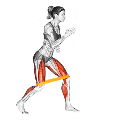 Monster walks (with resistance band) Monster walks (with resistance band)
