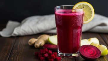 Morning energy booster beetroot juice
