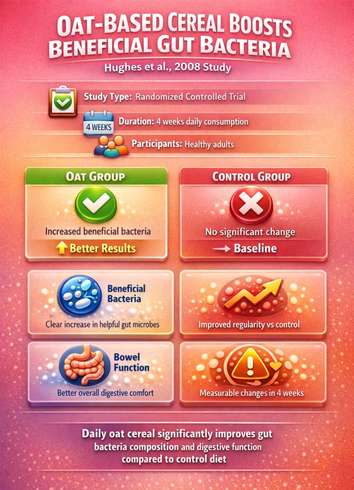 Oat Based Cereal Boosts Beneficial Gut Bacteria Oat Based Cereal Boosts Beneficial Gut Bacteria