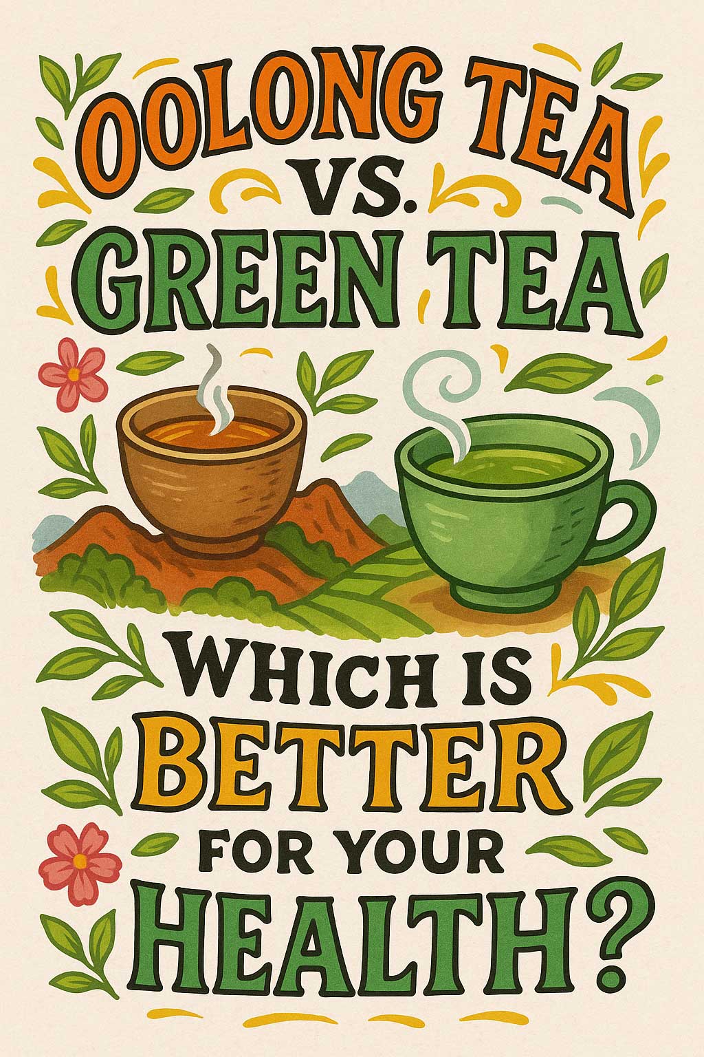Oolong Tea vs. Green Tea